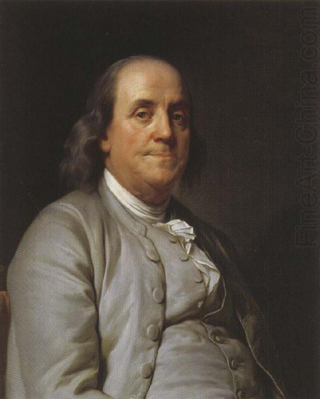 Joseph-Siffred  Duplessis Portrait of Benjamin Frankli china oil painting image